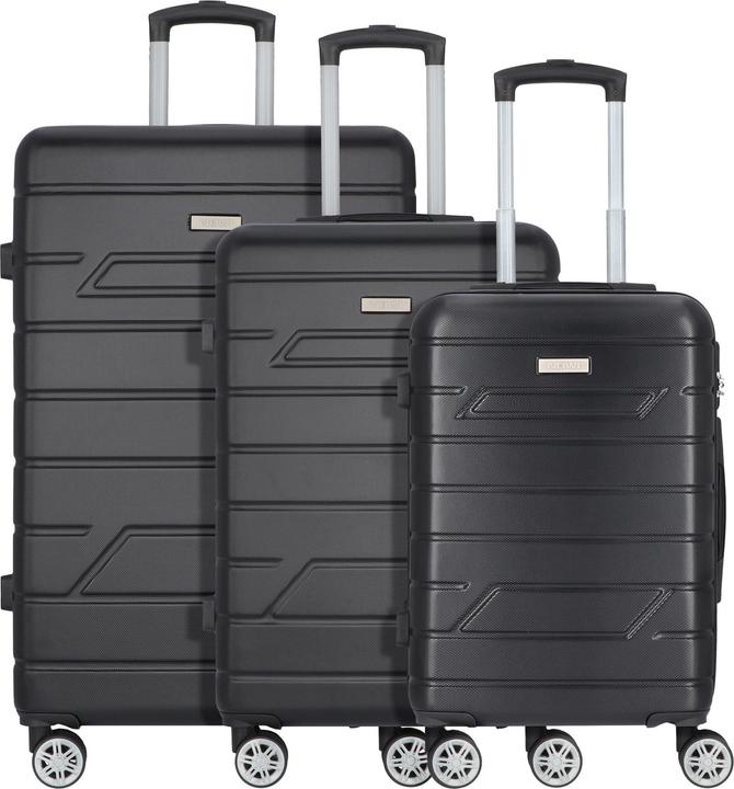 Produktbild Nowi Bergamo 4 Rollen Kofferset 3-teilig (175 l, XL (ab 115l))