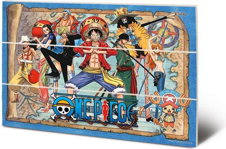 Immagine prodotto One Piece Stampa della mappa dei Pirati di Cappello di Paglia (20 x 29,5 cm)