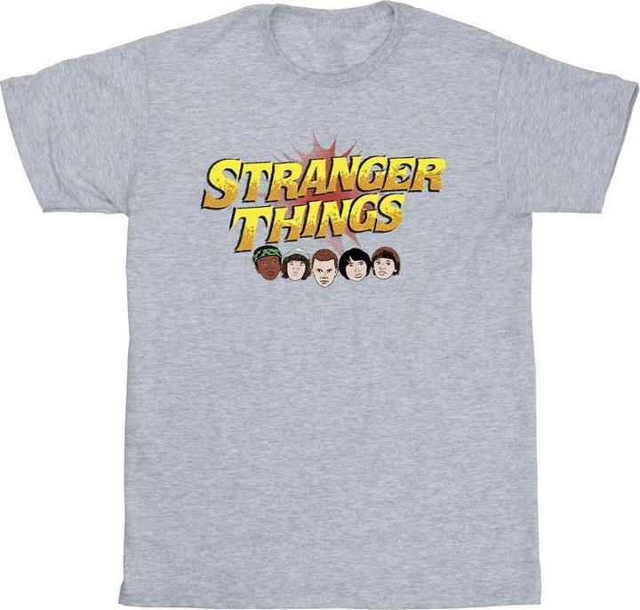 Produktbild Netflix Stranger Things Comic Heads TShirt Jungen (140, 146)