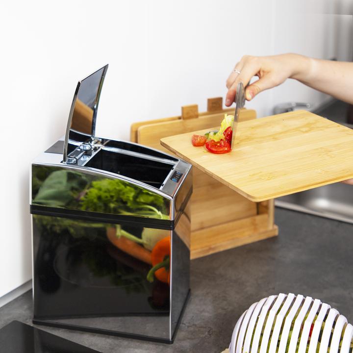 Actual product image Relaxdays Waste Bin with Sensor (7 l)