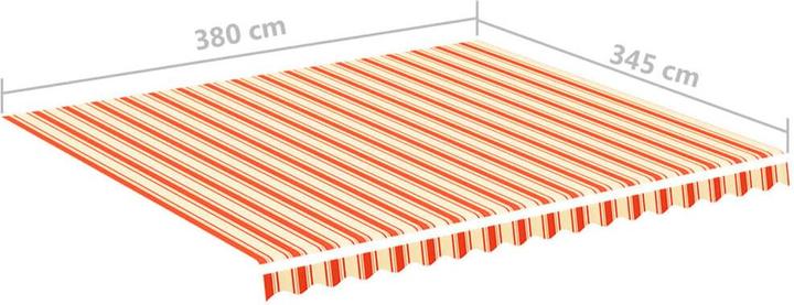 Actual product image VidaXL Markisenstoff (400 x 350 cm)