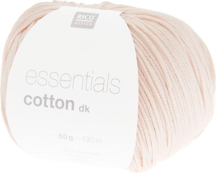 Image du produit Rico Essentials Cotton DK, nude, 50 g, 120 m, 100 % CO (120 m)