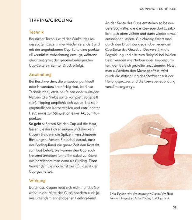 Produktbild Cupping - Die neue Methode zum Lösen der Faszien (Deutsch, Miriam Wessels, Heike Oellerich, 2018)