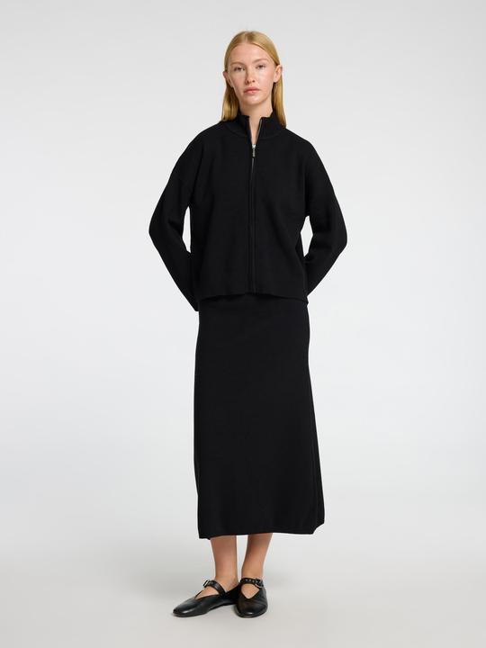 Actual product image Selected Femme Viskosemix Strickjacke mit Reissverschluss (M)