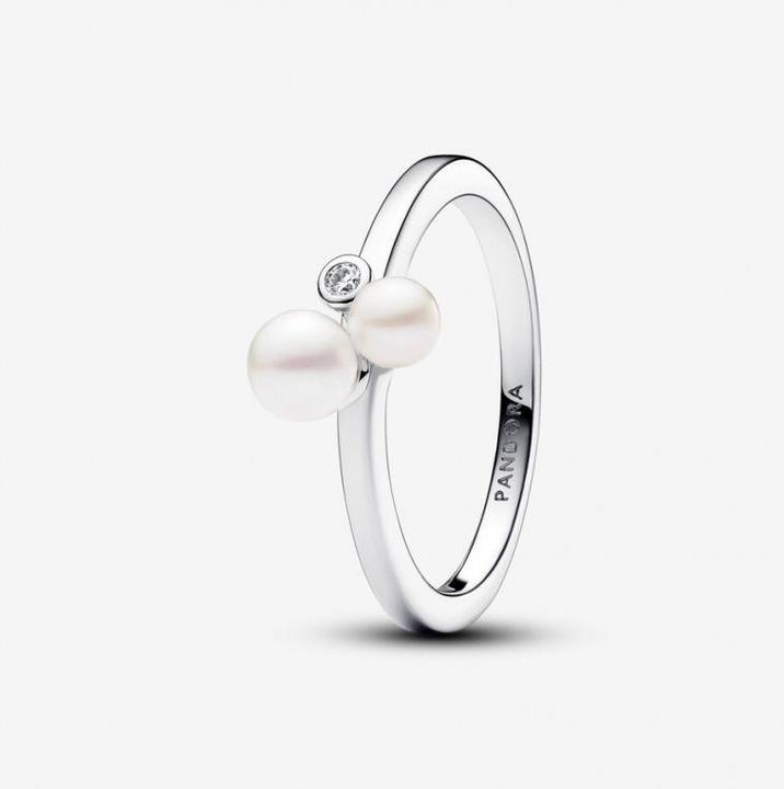 Produktbild Pandora Ring Duo Treated Freshwater Cultured Pearls (54, 925 Silber)