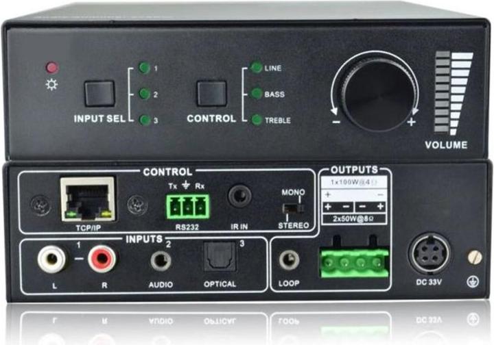 Actual product image Vivolink VL120005 audio amplifier 2.0 channels house
