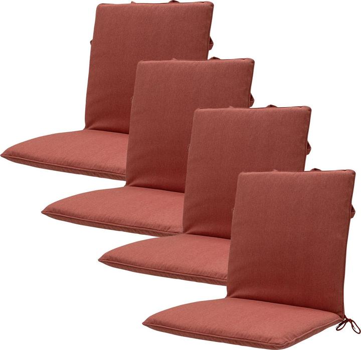 Immagine prodotto Natura Punto Schienale basso per sedia da giardino di Madison, set da 4 (97 x 49 cm)