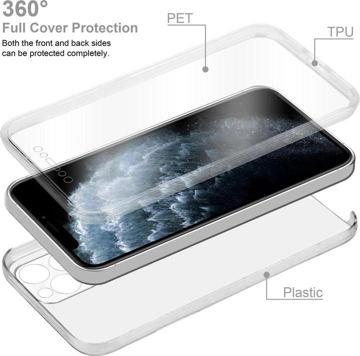 Image du produit Cadorabo TPU 360 degrés Case Cover (Apple iPhone 11 Pro)