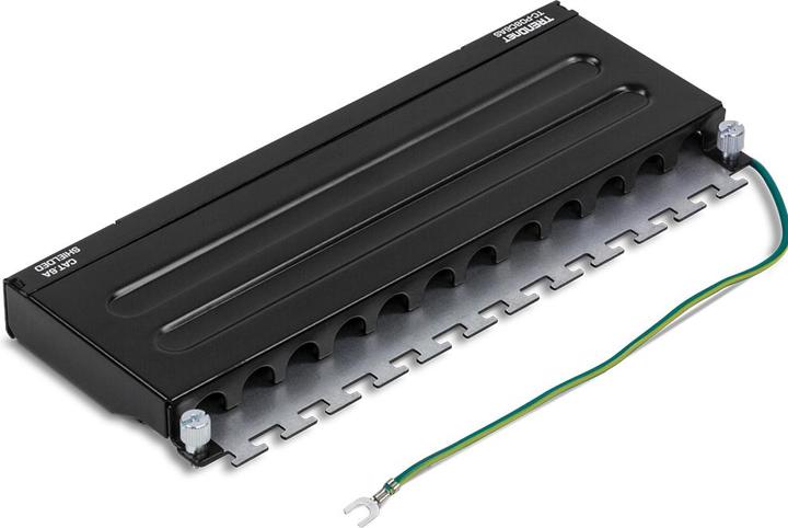Actual product image Trendnet 8-port shielded patch panel for wall mounting