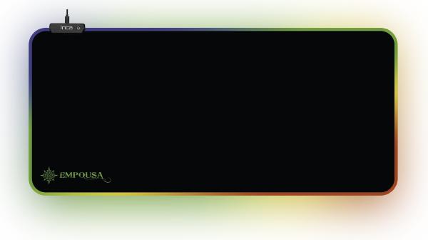 Immagine prodotto Inca EMPOUSA RGB 7 LED MOUSEPAD (770x295x3mm) (XL)
