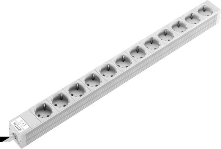 Actual product image Rittal Power strip (12 x, CEE 7/3, 2 m)