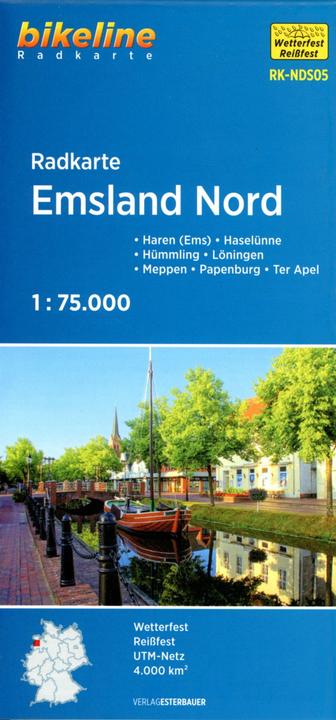 Actual product image Cycle map Emsland North (RK-NDS05)