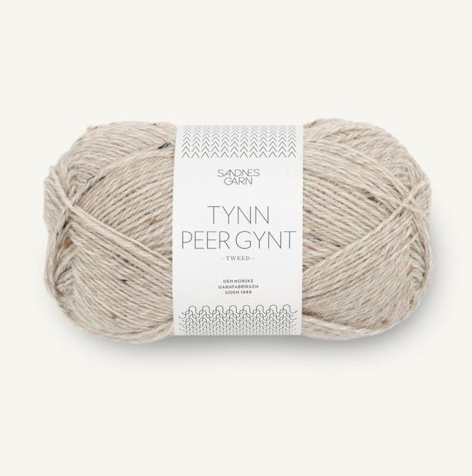 Actual product image Sandnes Garn col. 2655 grey beige tweed approx. 205 m 50 g (205 m)