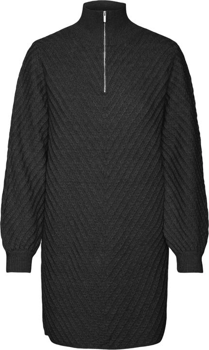 Vero Moda VMANJASTINNA HIGHNECK ZIP DRESS GA EXC Strickkleid