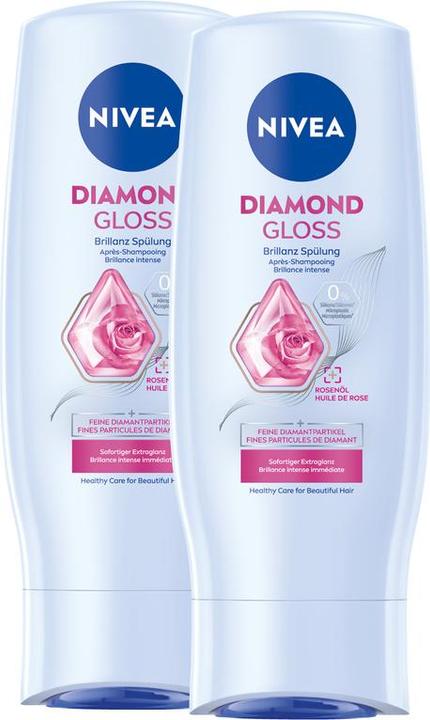 NIVEA Diamond Gloss Spülung DUO (400 ml)