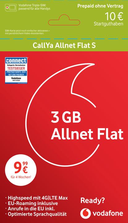 Produktbild Vodafone CallYa Smartphone Special Triple New