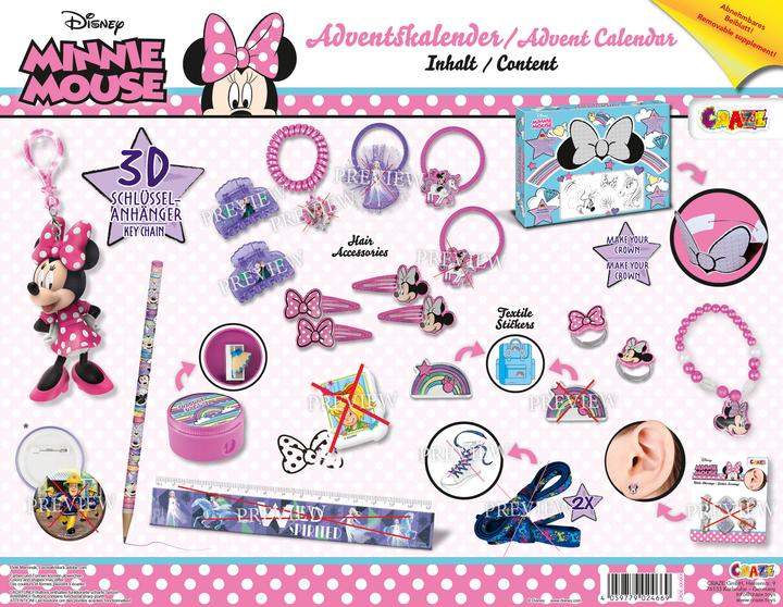 Craze Advent calendar Minnie Mouse