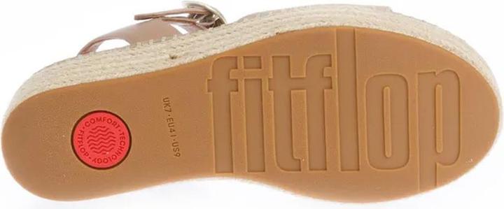 Actual product image Fitflop Womens/Ladies Eloise Leather Backstrap Wedge Sandals (42)