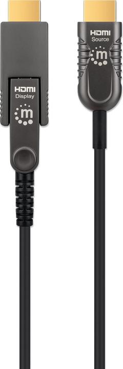Immagine prodotto Manhattan Cavo attivo ad alta velocità in fibra ottica HDMI con connettore staccabile (100 m, HDMI)