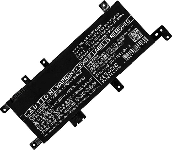 Actual product image AGI Battery compatible with Asus VivoBook 15 X542UR-GQ040T - Battery - 4,900 mAh (4900 mAh)