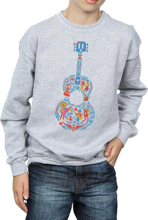 Immagine prodotto Disney Coco Guitar Pattern Felpa Ragazzi (140, 146)