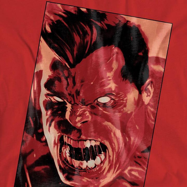 Actual product image Unisex Adult Red Hulk Roar T-Shirt (M)