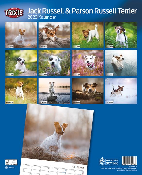 Actual product image Trixie Baby Calendar Jack Russell & Parson Russell Terrier