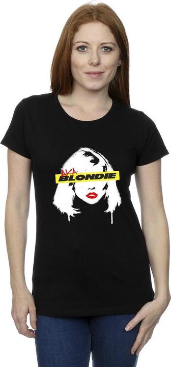 Immagine prodotto Blondie Face Graffiti Maglietta Donna (XXL)