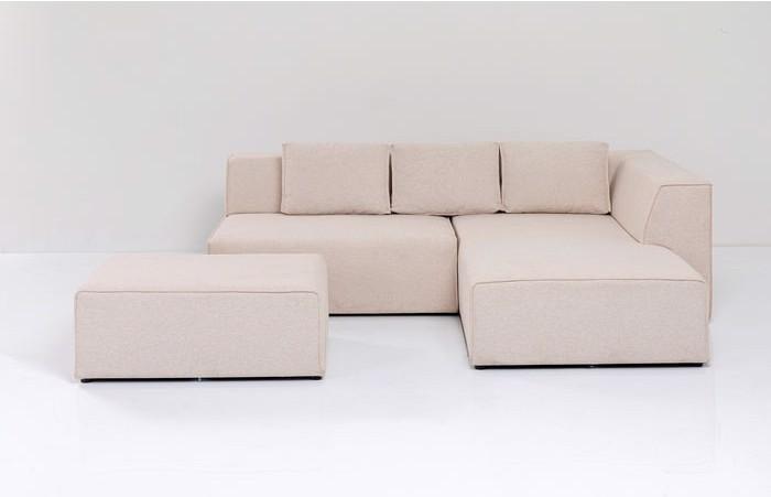 Actual product image Kare Design Corner Sofa Infinity Ottomane Creme Right (Corner sofa)