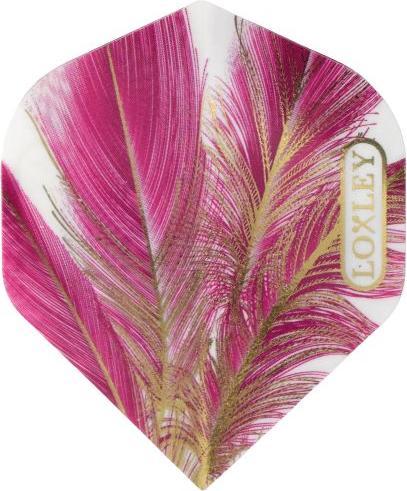 Actual product image Loxley Gold Pen Violet Flights