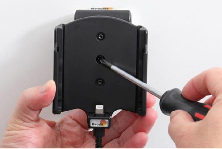 Produktbild Brodit Halter aktiv Apple iPhone 12/12 Pro mit USB-Kabel