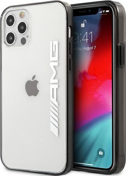 Immagine prodotto Mercedes AMG AMHCP12LAESLBK Custodia rigida trasparente per iPhone 12 Pro Max verniciata metallizzata (Apple iPhone 12 Pro Max)