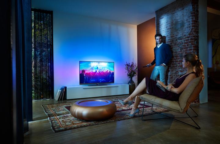Image du produit Philips Téléviseur ultra-plat 4K avec Android TV™ 55PUS7181/12 (55", LED)