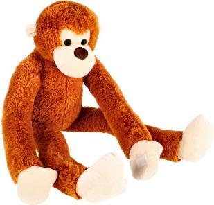Immagine prodotto Pluchiez Scimmia con braccia lunghe Peluche 80 cm Marrone