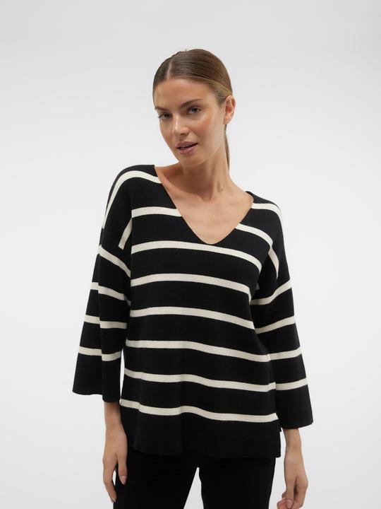 Produktbild Vero Moda V-Ausschnitt Tief angesetzte Schulter Pullover Strickpullover (M)