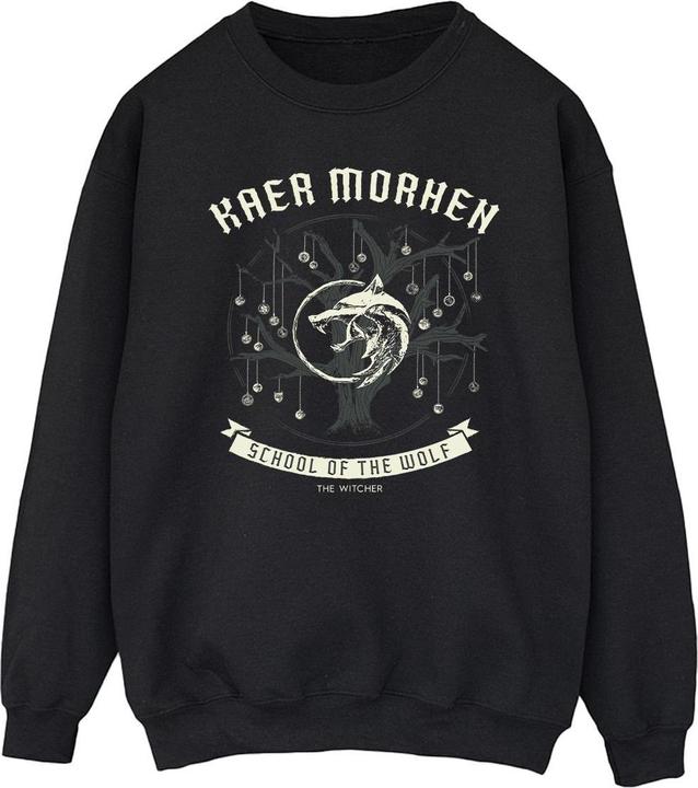 Actual product image Netflix Mens The Witcher School Of The Wolf Sweatshirt (M)