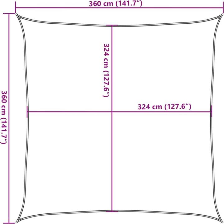 Produktbild VidaXL Nikodemus (360 x 360 cm)