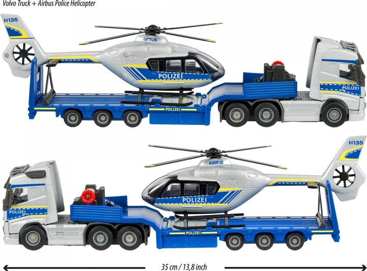 Immagine prodotto Simba FH-16 Camion della polizia + elicottero