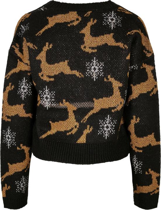 Actual product image Urban Classics Ladies Short Oversized Christmas Cardigan (4XL)