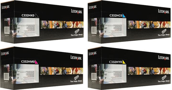 Actual product image Lexmark 4x Original Toner SPAR SET für C3224 dw MC 3426 dw MC 3326 adwe MC 3224i