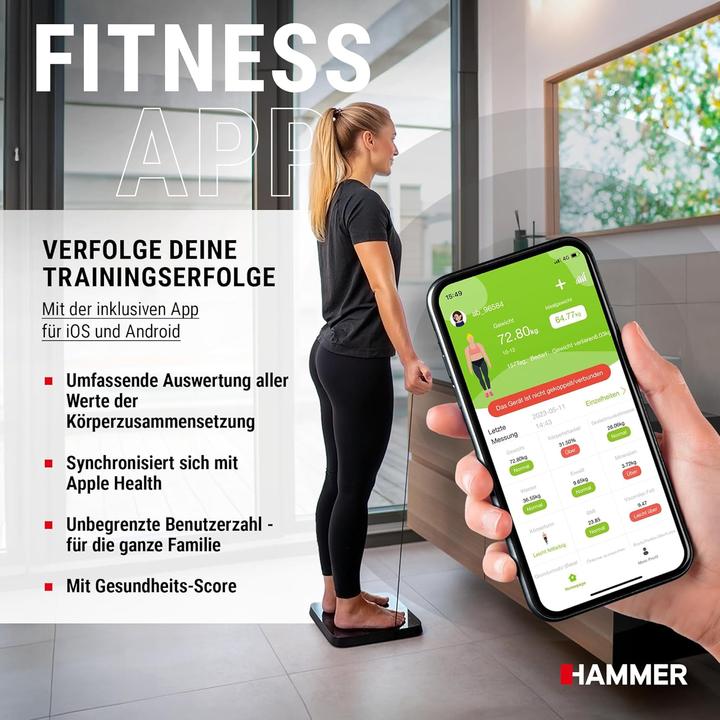 Actual product image Hammer Fitness Body Screen TX (200 kg)