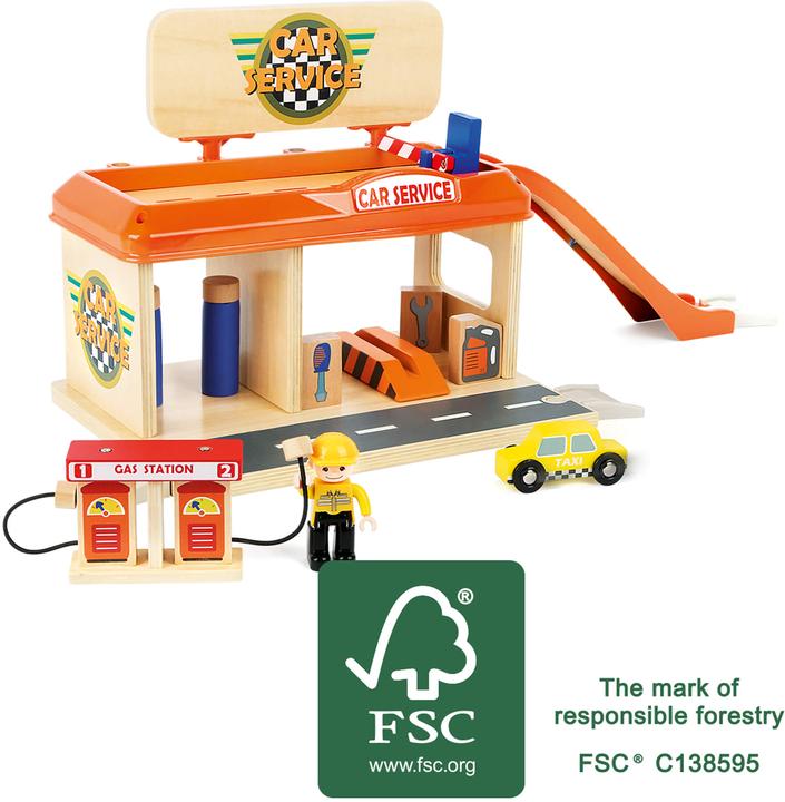Produktbild small foot Autowerkstatt mit Tankstelle
