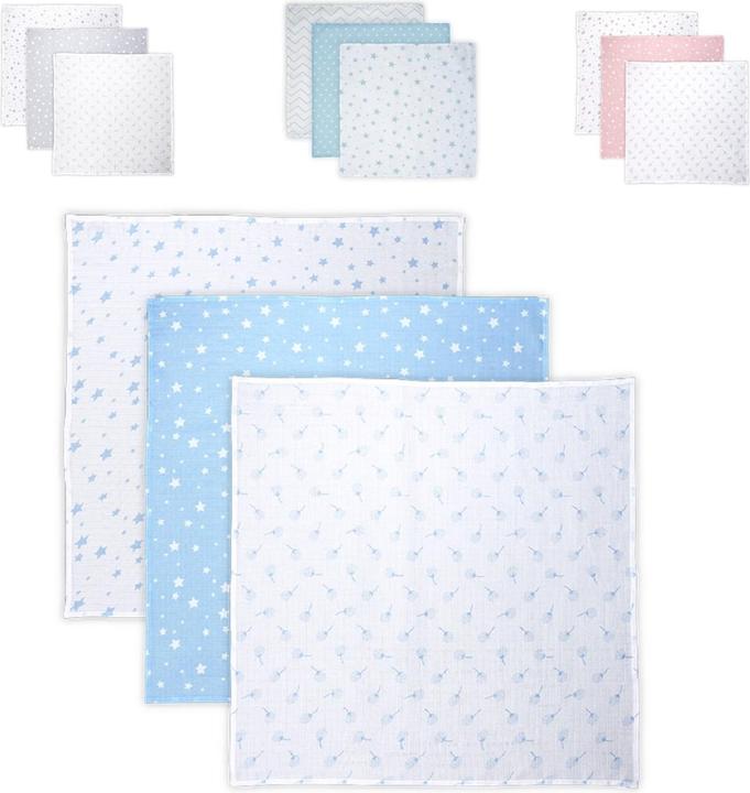 Produktbild Lorelli Wickeldecke Trio Baumwolle 80x80 (80 x 80 cm)