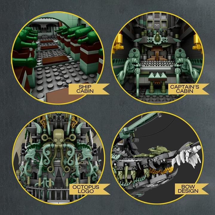 Actual product image ReoBrix The Flying Dutchman Big Ship