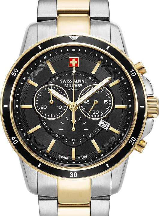 Image du produit Swiss Alpine Military 7089.9147 Chronographe Montre Homme 44mm 10ATM (Chronographe, 44 mm)