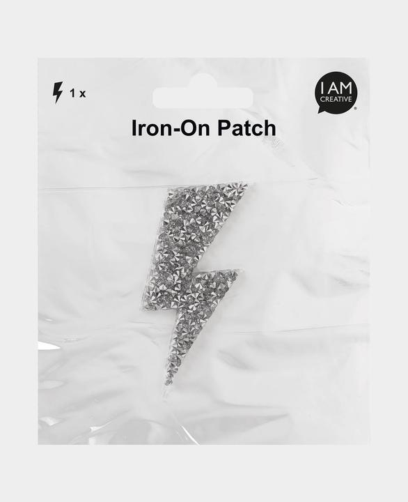 Image du produit I Am Creative Ecusson Iron on patch éclair avec scintillement (1 x)