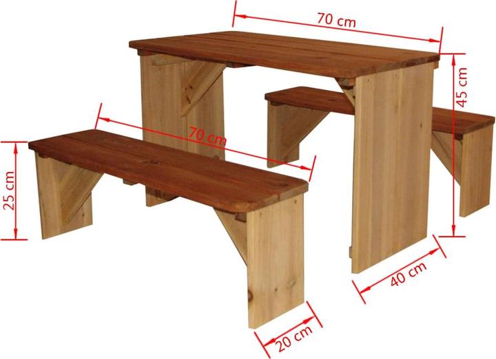 Produktbild Axi ZidZed XL Picknick-Set Braun