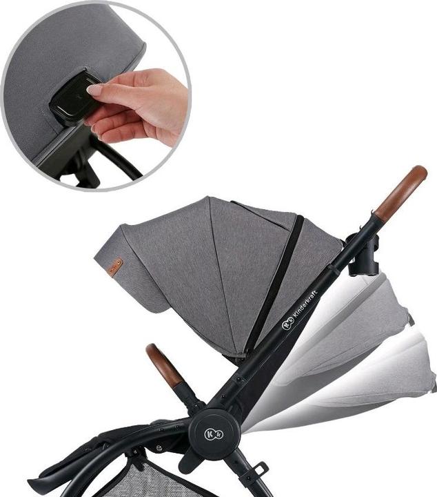 Immagine prodotto KinderKraft EVOLUTION COCOON 2in1 passeggino grigio platino