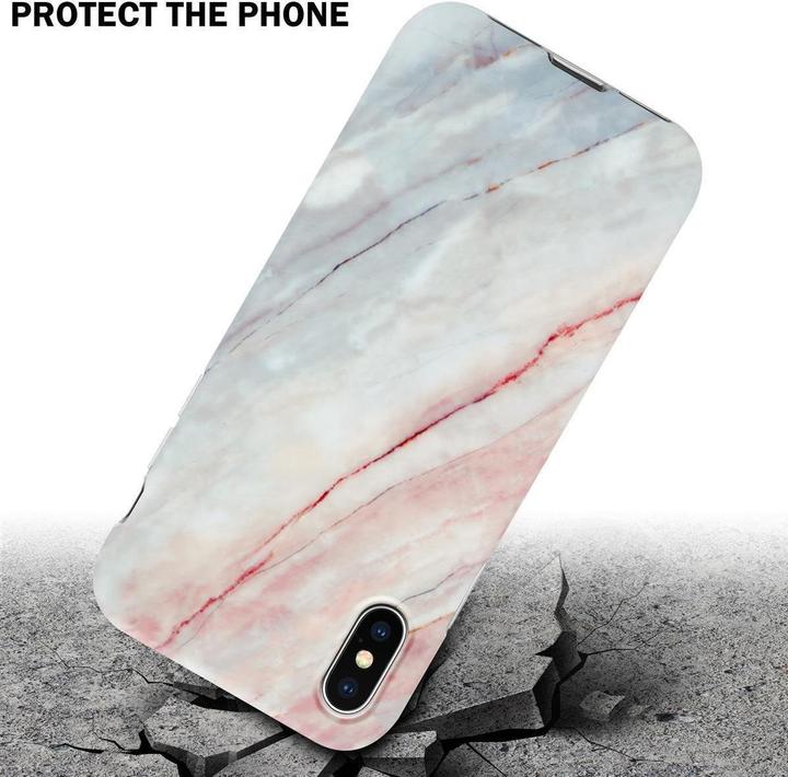Produktbild Cadorabo IMD TPU Bunter Marmor Cover (Apple iPhone X)