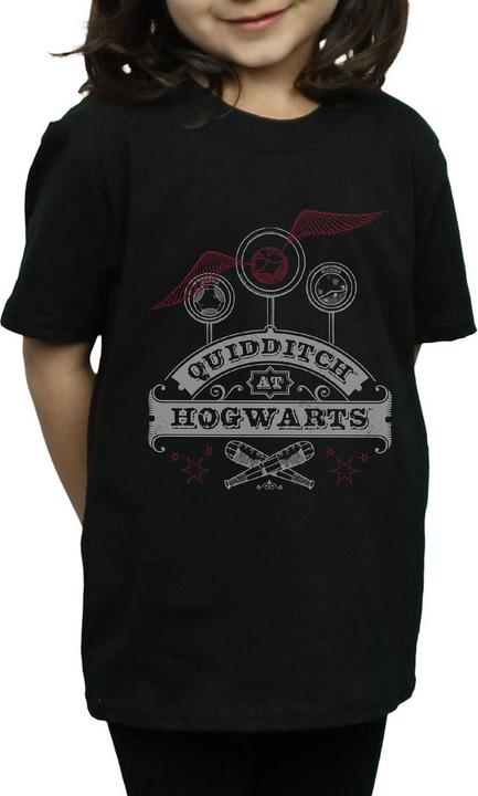 Immagine prodotto Quidditch At Hogwarts Maglietta Ragazze (140, 146)